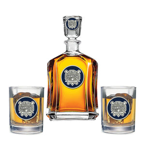 Ole Miss Baseball National Champions 2022 Capitol Decanter and 2 Glasses - Heritage Metalworks, Inc.