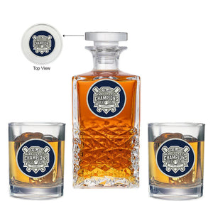 Ole Miss Baseball National Champions 2022 Heritage Decanter with 2 Glasses - Heritage Metalworks, Inc.