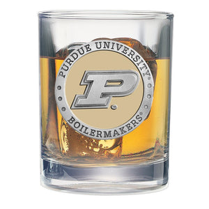 Purdue University Double Old Fashioned Glass - Heritage Metalworks, Inc.