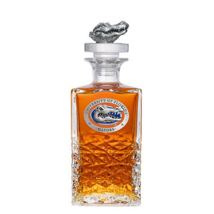 University of Florida Heritage Decanter with 3D Top - Heritage Metalworks, Inc.