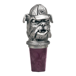 University of Georgia Bulldog Bottler Stopper - Heritage Metalworks, Inc.