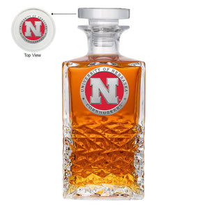 University of Nebraska Heritage Decanter - Heritage Metalworks, Inc.