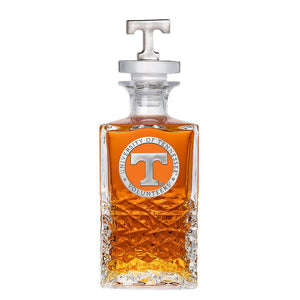 University of Tennessee Heritage Decanter with 3D Top - Heritage Metalworks, Inc.