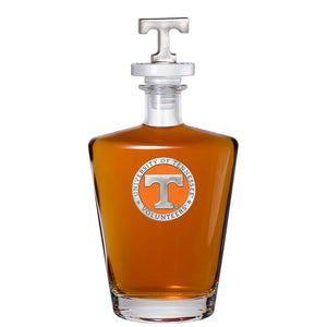 University of Tennessee Royal Decanter with 3D Top - Heritage Metalworks, Inc.
