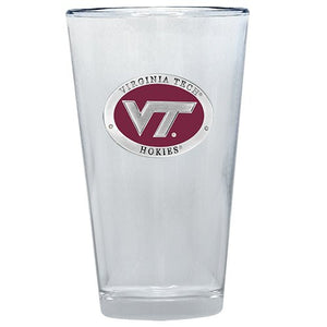 Virginia Tech University VT Logo Pint Glass - Heritage Metalworks, Inc.