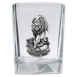 Wolf Yellowstone National Park Square Shot - Heritage Metalworks, Inc.