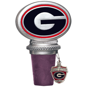 2021 Georgia Football Championship Bottle Stopper - Heritage Metalworks, Inc.