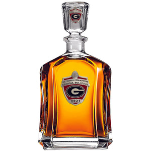 2021 Georgia Football Championship Capitol Decanter - Heritage Metalworks, Inc.