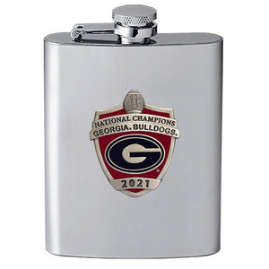 2021 Georgia Football Championship Flask - Heritage Metalworks, Inc.