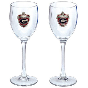 2021 Georgia Football Championship Goblet (Set of 2) - Heritage Metalworks, Inc.
