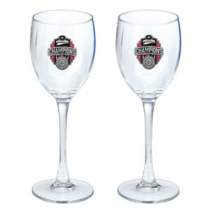 2022 Georgia Football Championship Back to Back Logo Goblet (Set of 2) - Heritage Metalworks, Inc.