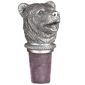 Brown Bear Bottle Stopper