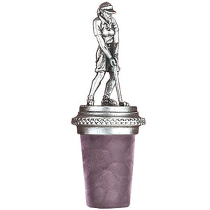 Lady Golfer Bottle Stopper