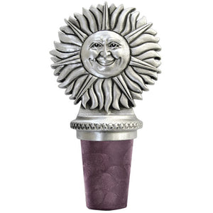 Sunface Bottle Stopper