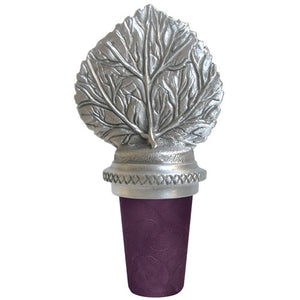 Aspen Leaf Bottle Stopper