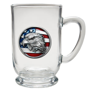 Eagle Head W/ Flag Coffee Mug