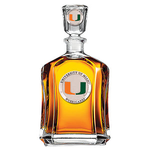 University of Miami Capitol Decanter