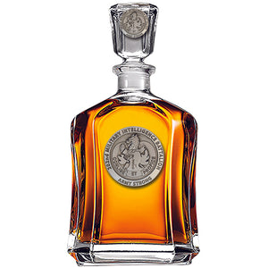 Military Intelligence Pewter Capitol Decanter