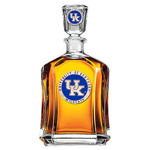 University of Kentucky UK Logo Capitol Decanter