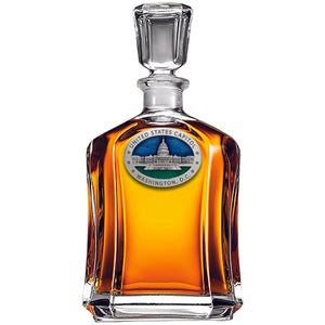 US Capitol Building Capitol Decanter