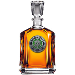 United States National Guard Capitol Decanter