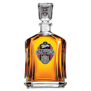 2022 Georgia Football Championship Back to Back Logo Capitol Decanter