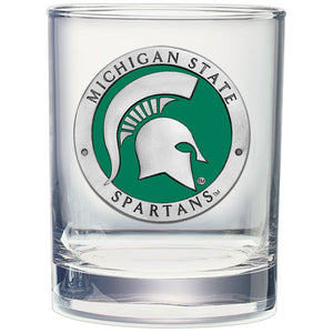 Michigan State University Double Old Fashioned Glass