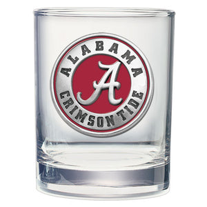 Alabama Crimson Tide Clear Glass