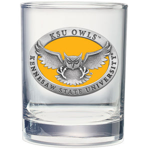Kennesaw State University Double Old Fashioned Glass