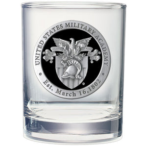 United States Military Academy, Military, Double Old Fashioned Glass