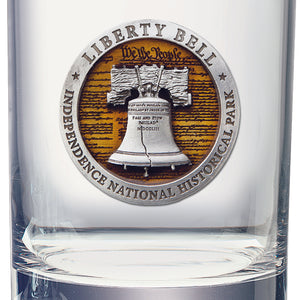 Liberty Bell Double Old Fashioned Glass