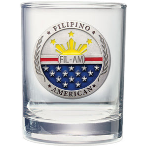 Fil-Am Double Old Fashioned Glass
