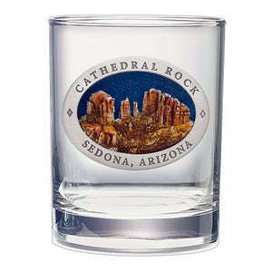 Cathedral Rock Sedona Arizona Double Old Fashioned Glass