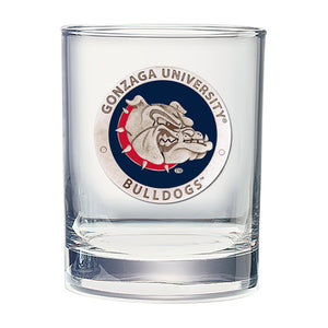Gonzaga University Double Old Fashioned Glass