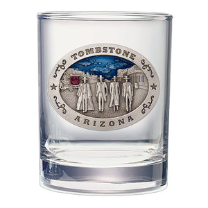 Tombstone Arizona Double Old Fashioned Glass
