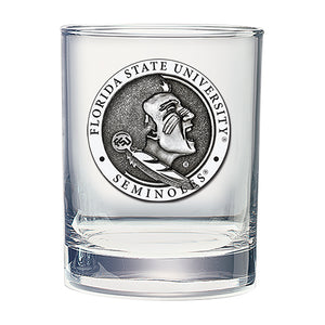 Florida State University Seminoles Double Old Fashioned Glass