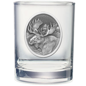 Moose Double Old Fashioned Glass