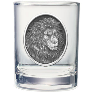 Lion Double Old Fashioned Glass