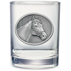 Racehorse Double Old Fashioned Glass