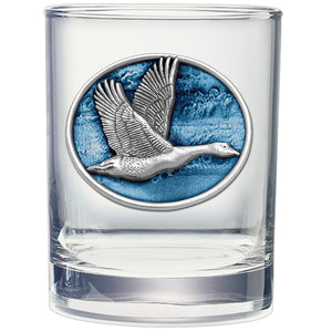 Canadian Goose Double Old Fashioned Glass