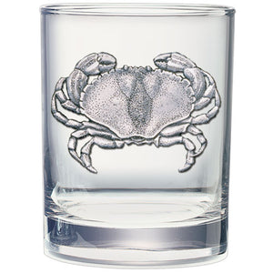 Sand Crab Double Old Fashioned Glass