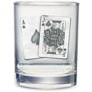 Black Jack Double Old Fashioned Glass