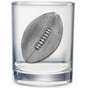 Football Double Old Fashioned Glass