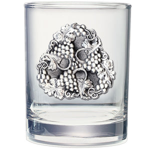 Grapes Double Old Fashioned Glass