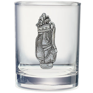 Golf Bag Double Old Fashioned Glass