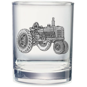 Tractor Double Old Fashioned Glass