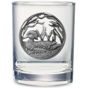 Wood Duck Double Old Fashioned Glass
