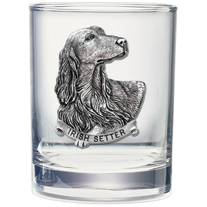Irish Setter Double Old Fashioned Glass