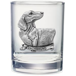 Dachshund Double Old Fashioned Glass