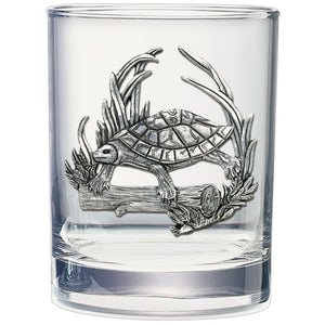 Turtle Double Old Fashioned Glass